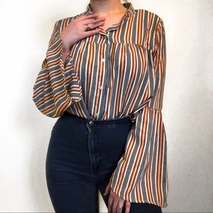 Striped Long sleeve Top